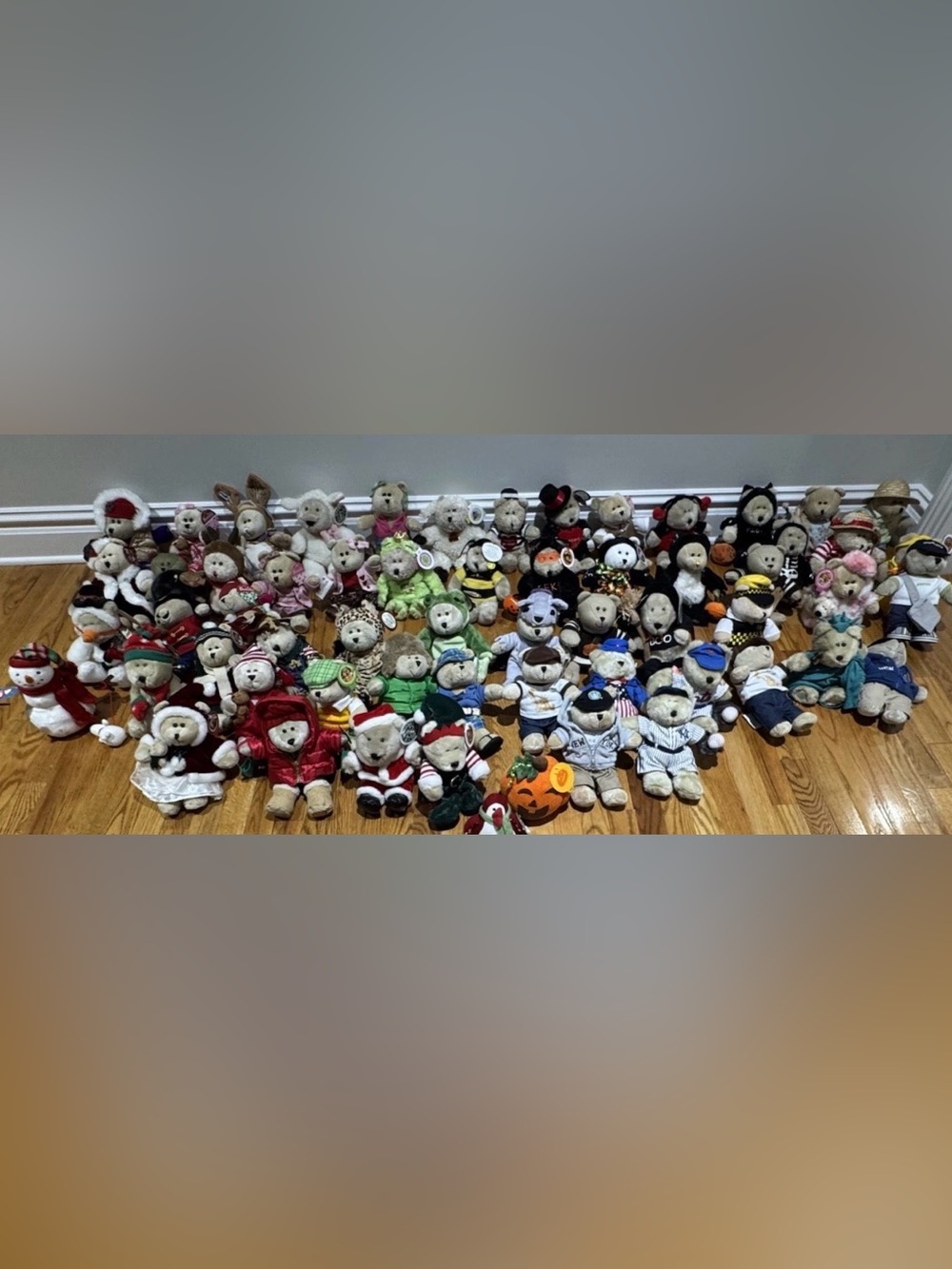 60 Starbucks Bearista Plush Bears Vintage Collection Lot